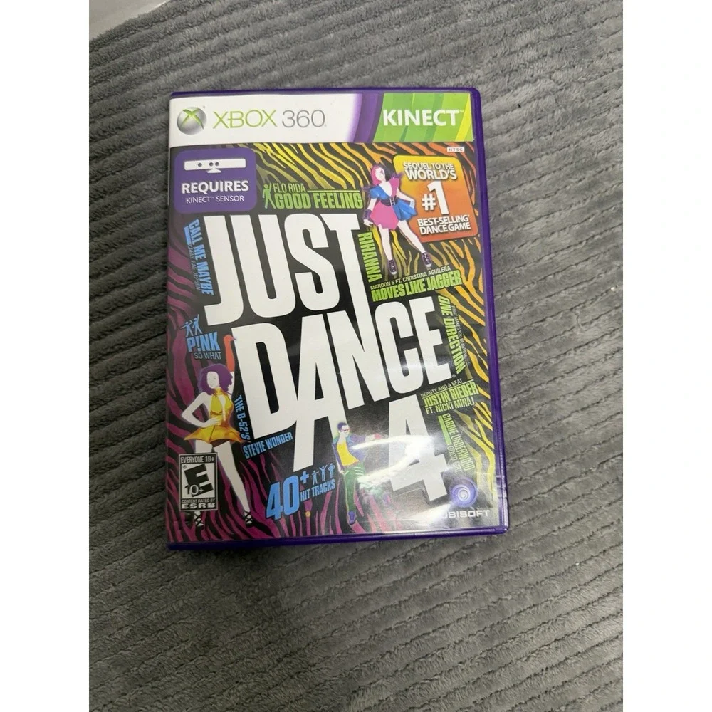 Just Dance 4 for the Xbox 360 - XBOX Kinect - CIB - Excellent Condition